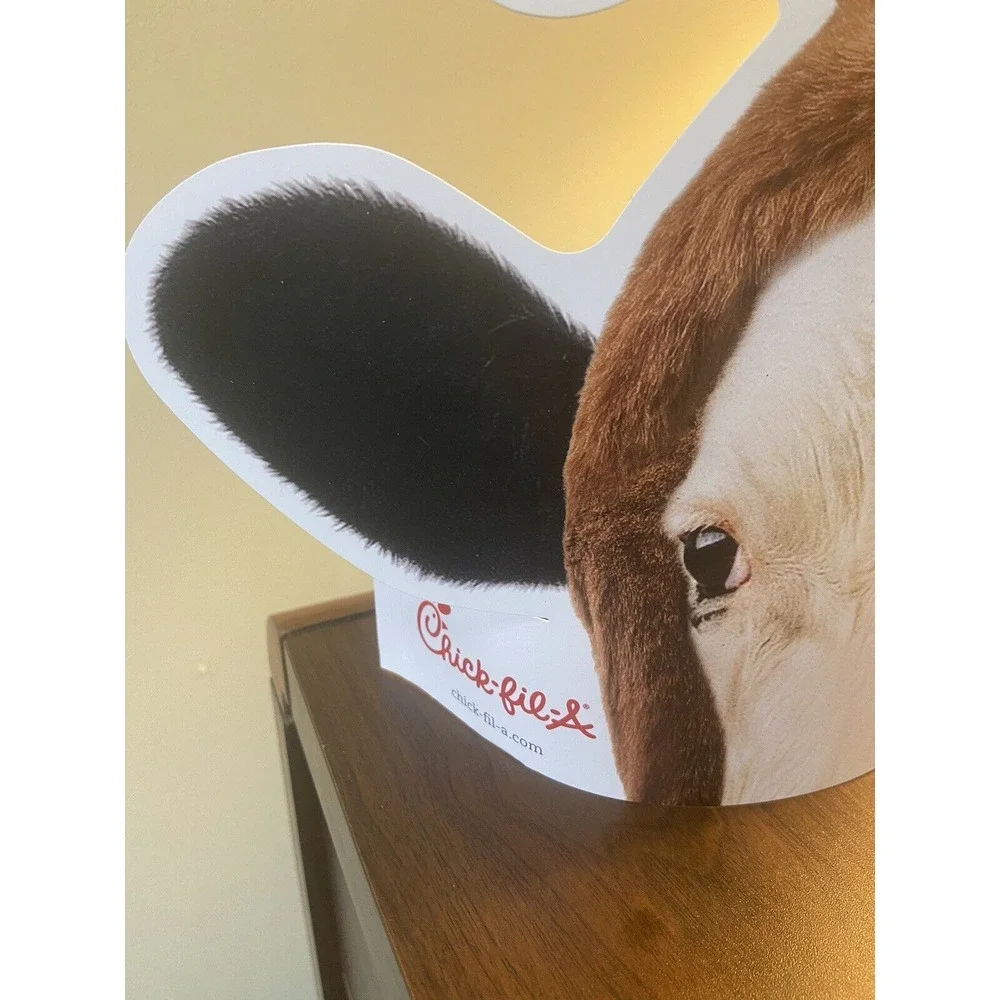 CHICK-FIL-A Chick Fila Lot Of 7 CHRISTMAS COW Reindeer‎ Paper Adjustable Hats